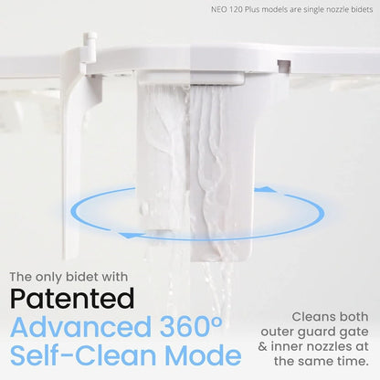 LUXE Bidet NEO 185 PLUS Bidet for Toilet - Universal fit