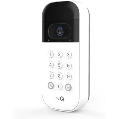 Chamberlain myQ Smart Garage Camera Door Opener Video Keypad - White (VKP1-MYQ)