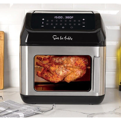 Sur La Table 13 Quart Digital Air Fryer Rotisserie Oven 7 In 1 Multifunctional