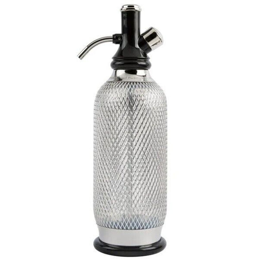 iSi North America Classic Sodamaker, Stainless Steel Mesh Soda Siphon, 1 Quart