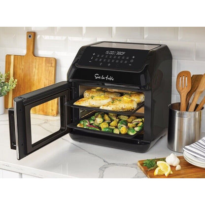 Sur La Table 13 Quart Digital Air Fryer Rotisserie Oven 7 In 1 Multifunctional