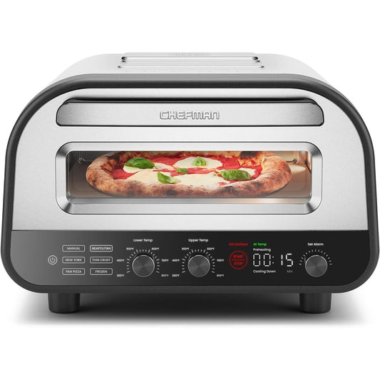 Chefman Indoor Countertop Pizza Oven Electric Pizza Maker With Pizza Stone