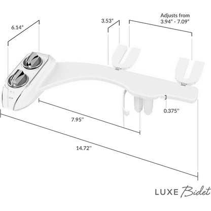 LUXE Bidet NEO 185 PLUS Bidet for Toilet - Universal fit