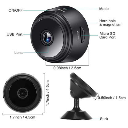 WiFi Small Dog Pet Cam Nanny Security Surveillance Spy IP Camera With Base