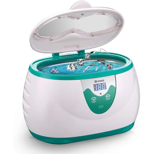 Ukoke Ultrasonic Jewelry Cleaner 3800s With Digital Timer And Multifunctional